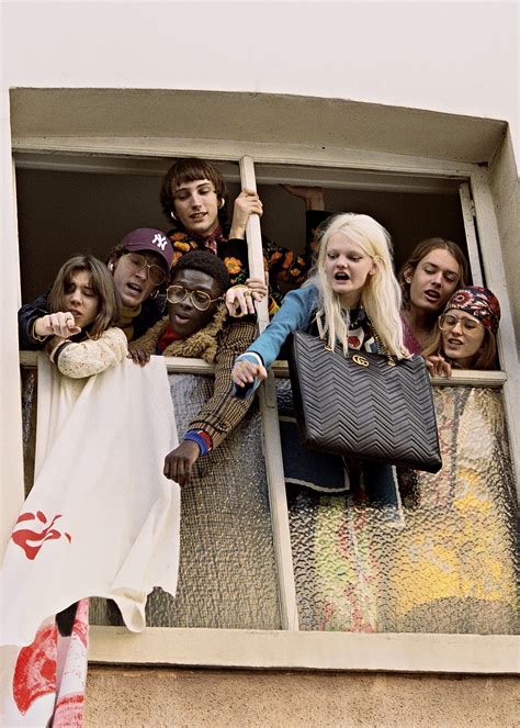 For Gucci Dans Les Rues the eclectic Gucci tribe are young 